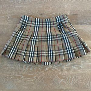 Vintage Plaid Burberry Skirt